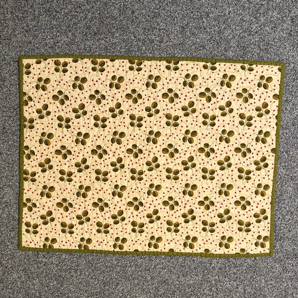 Handmade Quilted Table Top - Picture 2 of 3